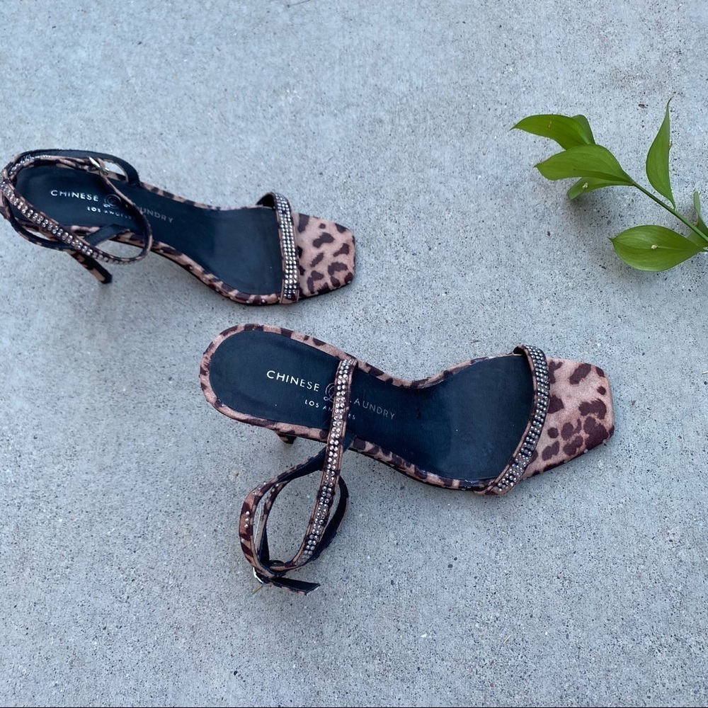 Chinese Laundry Jam Sandal Heels Size 7.5